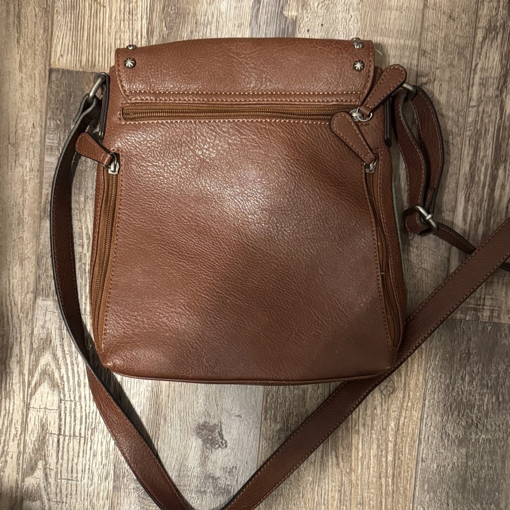 Blazin Roxx Brown and Multicolor Crossbody Bag - Picture 2 of 3